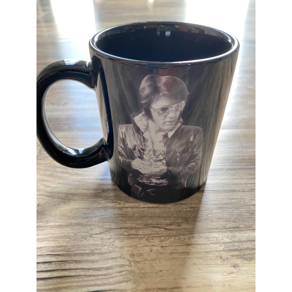 Elvis Graceland Black Mug 2017, TCB